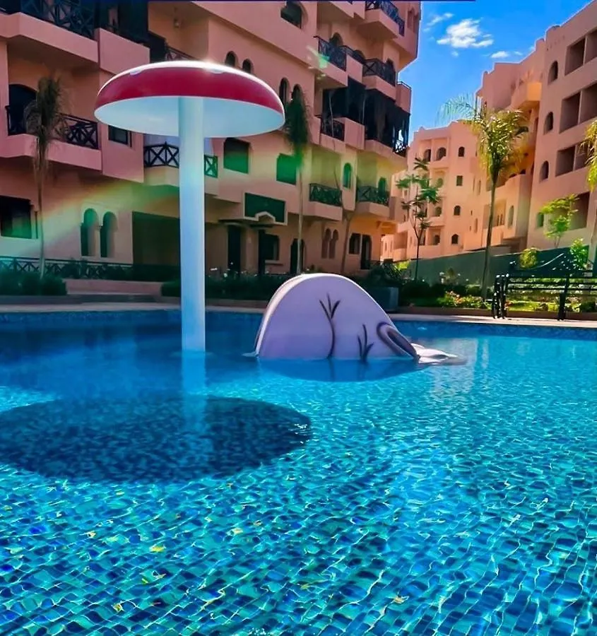 アパート Appartement Avec Espaces Verts Et Piscine マラケシュ